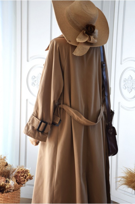 Camel Rengi Trench Coat