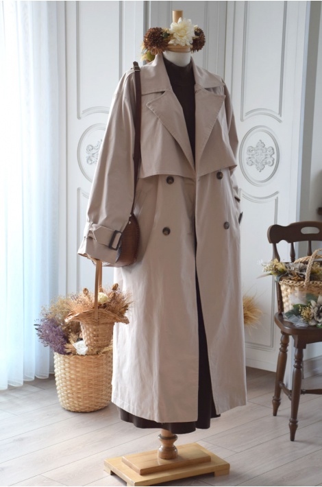 Trench Coat Bej Rengi