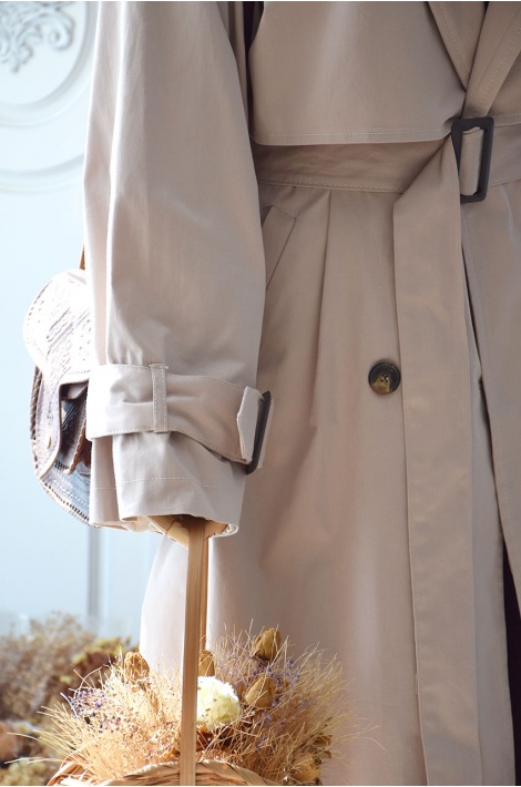 Trench Coat Bej Rengi